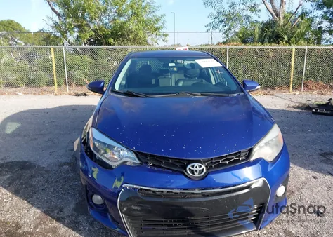 2015 Toyota Corolla S из США, поврежденный, VIN 2T1BURHE6FC396533